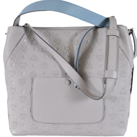 MCM Handbags - MCM Klara Large Monogrammed Leather Hobo Handbag